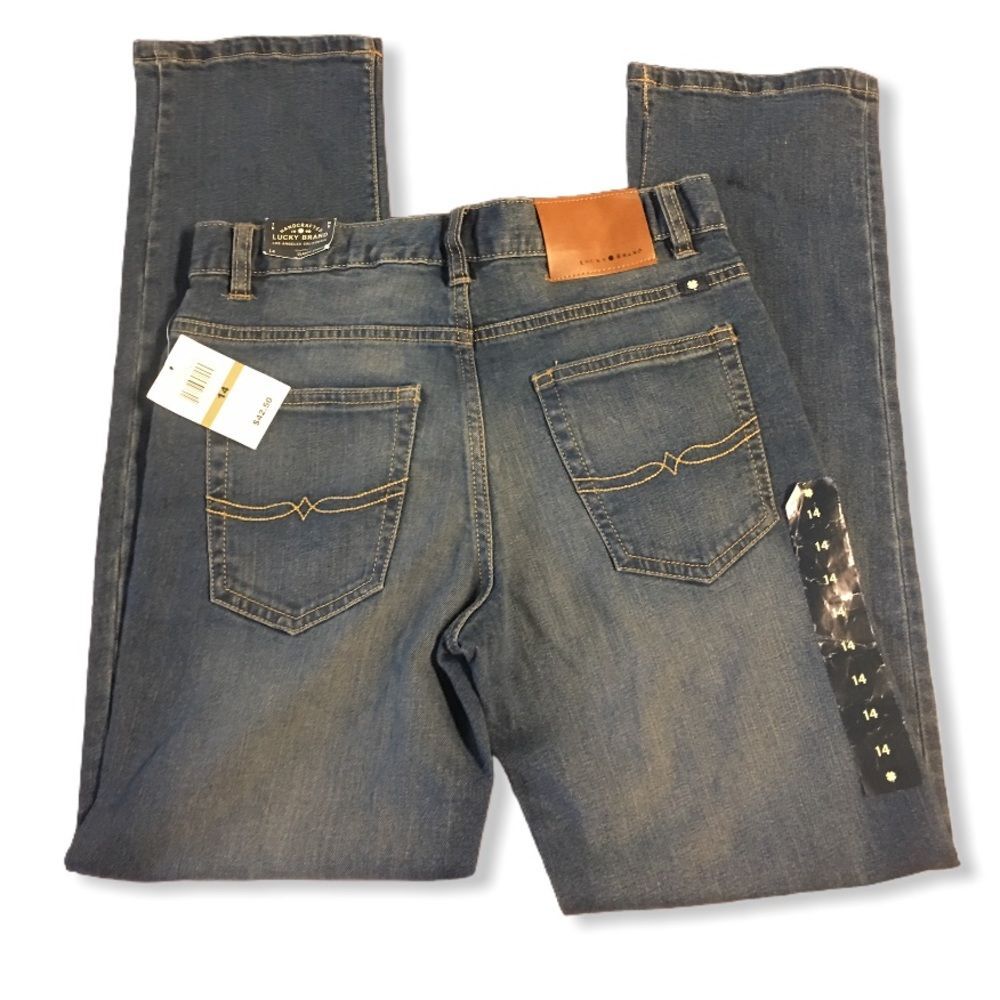 NWT Lucky Brand Yorba Linda Classic Straight Leg Jeans Size 14